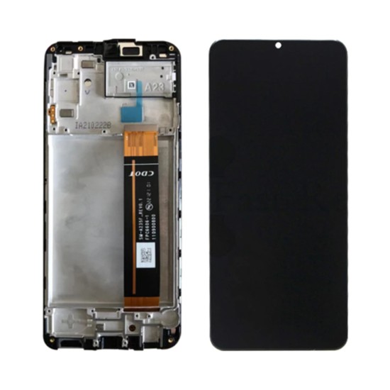 Touch+Display con Frame Samsung Galaxy A23 4G/A235 6,6" Service Pack (GH82-28563A) Preto